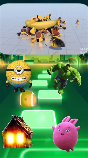 88K views · 367 reactions | Mega Minions Coffin vs Hulk Coffin vs Spider House Head Coffin x Coffin Dance Tiles Hop Edm Rush | Vip Gs Gamer | Facebook