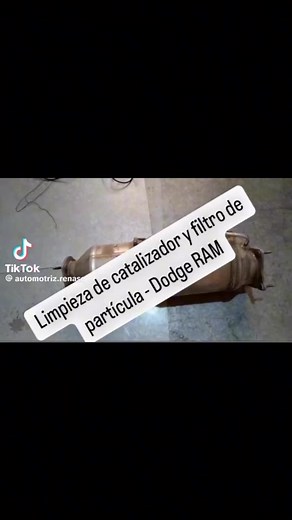 Mantenimiento de Catalizador y Filtro de partículas Dodge Ram #CATALIZADORES #dodgeram #filtrodeparticulas | Automotriz Renase - Mantenimiento de Catalizadores
