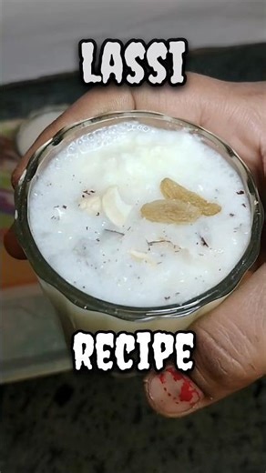 Thick and creamy 🤤 Lassi recipe | Lassi recipe with kaju, kismiss#lassi#ice#recipe#easyrecipe