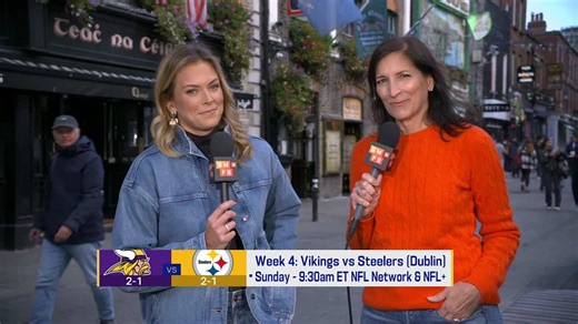 'GMFB' sets the stage for Vikings-Steelers in Dublin, Ireland