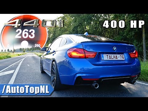 400HP BMW 440i F36 | 0-260 ACCELERATION & M PERFORMANCE EXHAUST SOUND by AutoTopNL