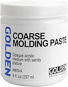Golden Artist Colors - Coarse Molding Paste - 8 oz Jar