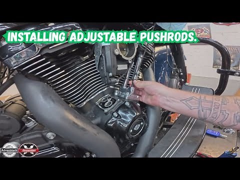 Installing Adjustable Push Rods on a M8 Motor