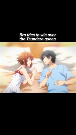 Bro vs. The Tsundere Queen #anime #shorts #animeedit #animeclips