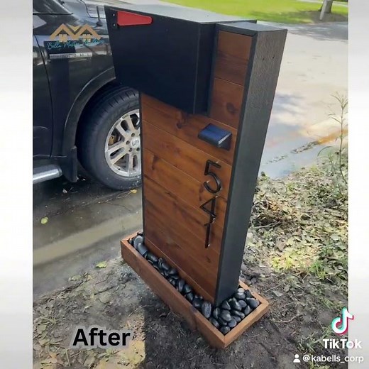 Design Mailbox Rustic Mailbox , Custom Mailbox, #wood #mailbox #woodworking #mailboxes