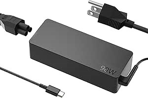 90W 65W Laptop USB Charger Compatible with HP EliteBook x360 1040 G9 845 860 630 745 835 840 G10 HP Elite x2 1012 G2 G4 G8 ProBook 440 450 455 460 Hp Envy x360 17 Spectre x360 - Type-C 20V 3.25A