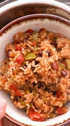 Instant Pot Rice and Beans | Easy & Healthy One-Pot Mexican Dinner #shorts