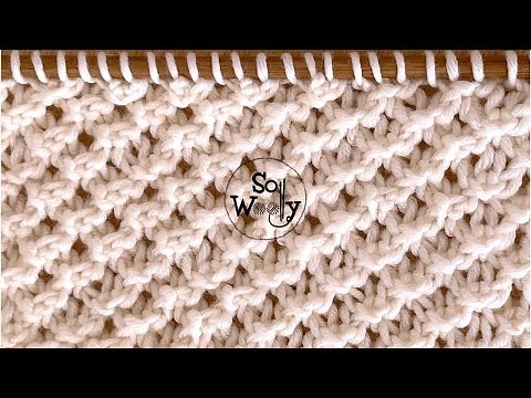 How to Knit the Open Star Stitch Pattern... it's so cute! (4 rows only) - So Woolly