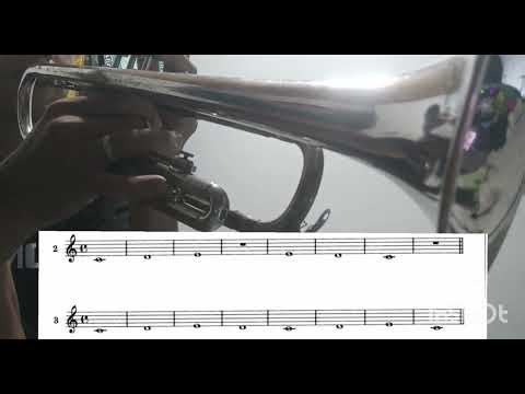 Day 3 learning trumpet and note reading