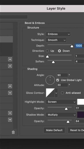 Embossed Eyeshadow Effect - photoshop tutorial