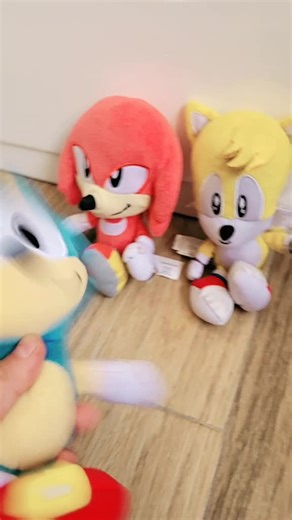 Interactive Sonic and Knuckles Plush Toy Playtime