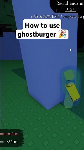 how to use ghost burger in forsaken #roblox #forsaken #forsakenroblox #noob #robloxshorts