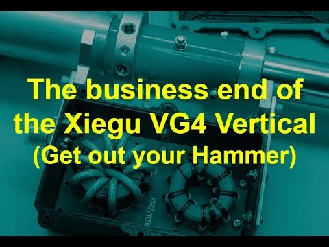 The Business end of the Xiegu VG 4 Vertical