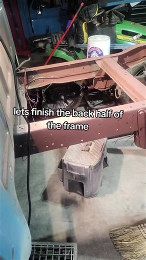 finally got that part done! motor swap maybe coming soon🫣#trucktok #fyp #squarebody #chevy #restoration