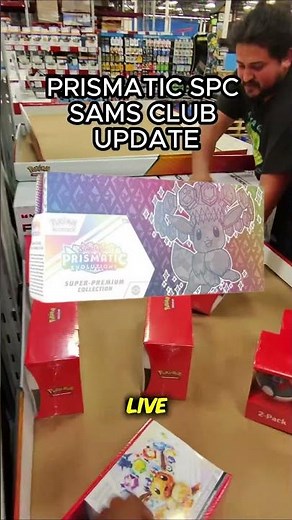 Prismatic Evolutions SPC at Sam’s Club 👀 $69.98 Drop Incoming?!