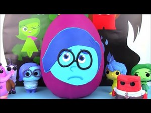 Disney Inside Out Movie Sadness Giant Surprise Egg