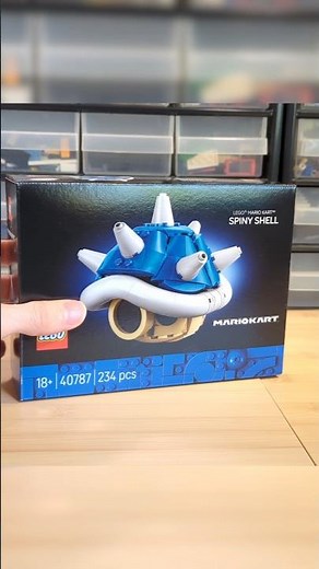 Lego Mario Kart Blue shell unboxing!