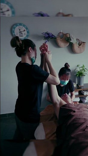 ASMR Massage | 4 hands | ASMR no Talking #Shorts