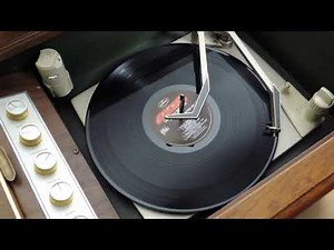 Vintage Magnavox Console with 4 Speed Record Player Test