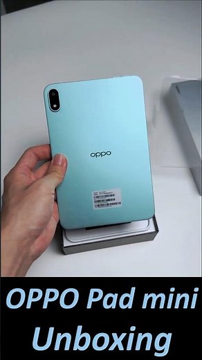 OPPO Pad mini “Mint Green” Quick Unboxing & Hands-on: a palm size pad!