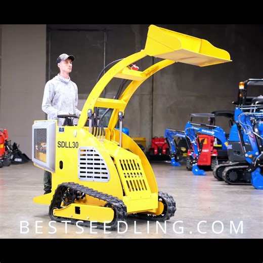 SDLanch SDLL30 Mini Skid Steer Loader 13.5HP Gas w/ Aux Hydraulics Overview | Best Seedling LLC