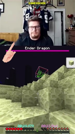 Speed Runner Completa Minecraft em Menos de 1 Minuto