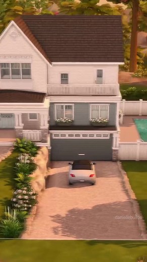 Split Level Family Home Build in The Sims 4