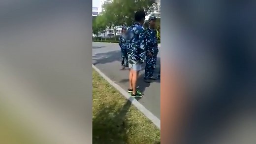 Teacher slaps and kicks students for being late to class