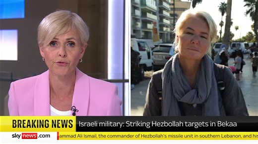 16K views · 137 reactions | 'I think the implications of what's happened overnight are going to be reverberating throughout Lebanon for days and weeks' Sky's Alex Crawford reports live from Beirut Latest: https://trib.al/1Cto0Po  Sky 501, Virgin 602, Freeview 233 and YouTube | Sky News | Facebook