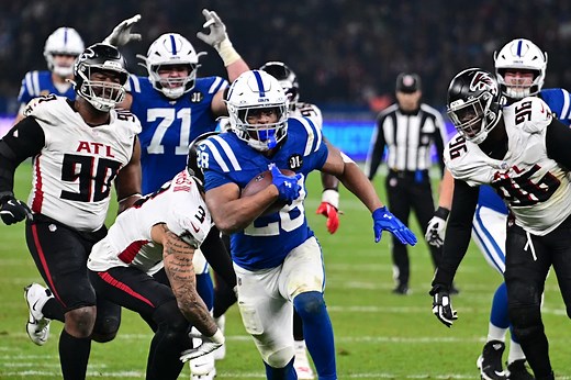 Colts-Falcons Fantasy Football Fallout: Jonathan Taylor roars back from dud with another 3-TD game and nearly 50 points
