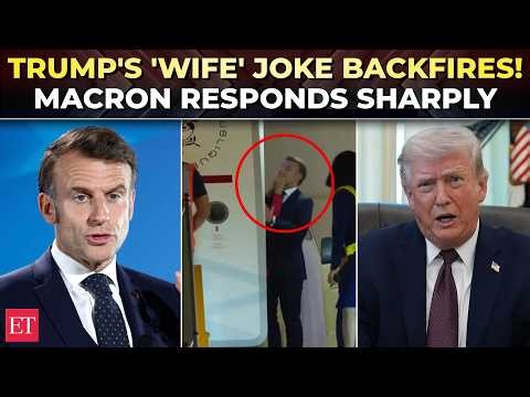 'Neither ELEGANT, nor…': Macron FIRES BACK after Trump's ‘wife treats him badly’ mocking remark