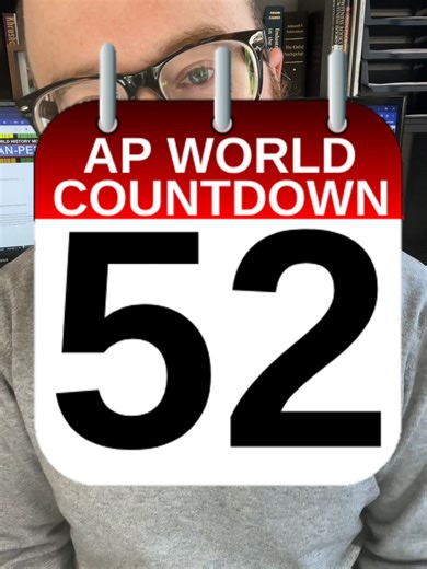 5️⃣2️⃣ DAYS UNTIL THE AP WORLD HISTORY EXAM DAY 52 LINK: https://youtu.be/L_KemTtHSRw COUNTDOWN PLAYLIST LINK: https://www.youtube.com/playlist?list=PLF83AAnuW0t3oVFTbmNIdAv43OVH3f4bY NEED MORE HELP? ULTIMATE REVIEW PACKET LINK: https://www.ultimatereviewpacket.com/courses/world-history#APWORLD #apworldhistory #apexams