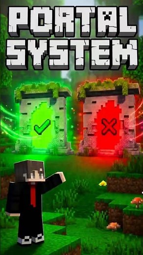 Das ultimative Portal System für deinen Minecraft Server 🧿 | #minecraft #tutorial #storts #short
