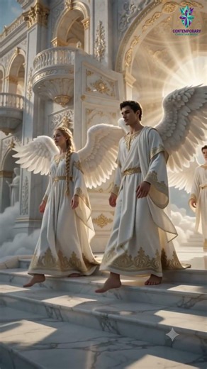Angels Bringing God’s Message #faith #angel #hopeofheaven #worship #bible #love #praise #god #peace