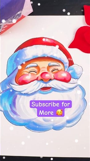 Cute Santa Easy Christmas Drawing #drawing #christmas #santa