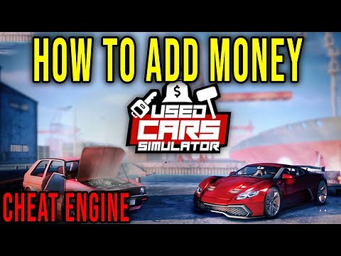 HOW TO ADD MONEY (CHEAT ENGINE) - Used Cars Simulator