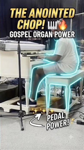 The Anointed Chop!🔥🎹 #gospelorgan #organchops #hammondorgan