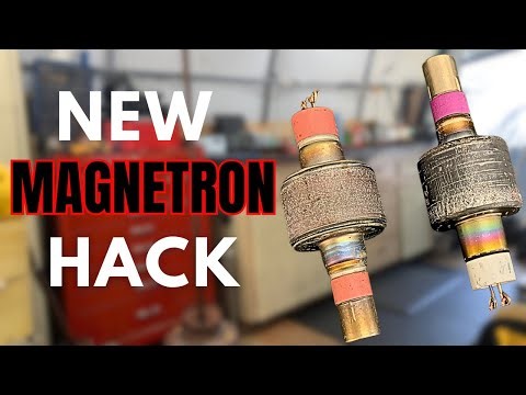 How to Scrap a Microwave Magnetron - No Angle Grinder Needed