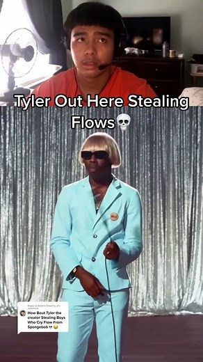 Replying to @Robert Downey Jr throwback😌 #fyp #tylerthecreator #twitch #streamer #spongebob #xyzbca