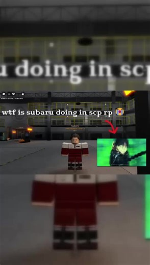 that damm stairs #rezero #subaru #roblox #scprp