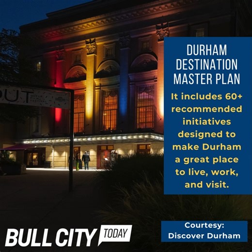 We now have our first-ever Discover Durham Destination Master Plan.📍🗺️ Learn what it does and why it’s needed on #BullCityToday. | City of Durham, NC Government