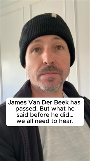 This one hits close to home. In high school, a group of us used to gather at my friend Alyssa’s house for Dawson’s Creek nights. Back then, James Van Der Beek was just a character on a screen - part of the soundtrack of growing up. We didn’t know each other. But his passing at 48… hit me. And the message he shared before he left is profound. This past year forced me to wrestle with a similar question in my own way - when roles get stripped, when titles fall away, when you can’t be the protector,