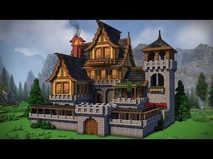 Minecraft: How To Build A Medieval Castle Base | Tutorial