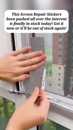 🪟 Screen Window Repair Tape Fix torn screens in seconds!