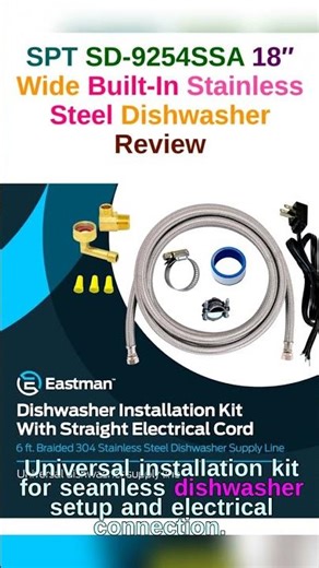 Upgrade Your Kitchen with the SPT SD9254SSA BuiltIn Dishwasher.