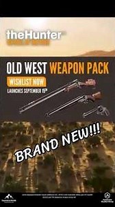 *NEW* Old West Weapons Pack REVEALED!! 🦌😱🔫 | theHunter: Call of the Wild #shorts #cotw