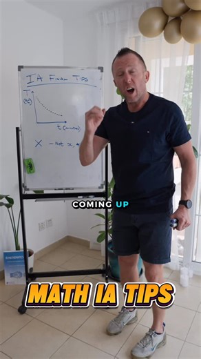 Desert Maths on Instagram: "Final Math IA Tips….Must Watch Im seeing so many lost marks in the last few weeks from sloppy mistakes in Criterion B - Mathematical Communication! Also, students, parents and teachers - I would highly recommend @mrflynnib new Mathematics IA book - it’s brilliant. @mrflynnib is an ex-colleague and amazing Maths teacher too and I would like to give him a shout out for this masterpiece he created. #desertmaths #dubai #fyp #ibmath #ib #ibdp #dubaitutor #ia #45"