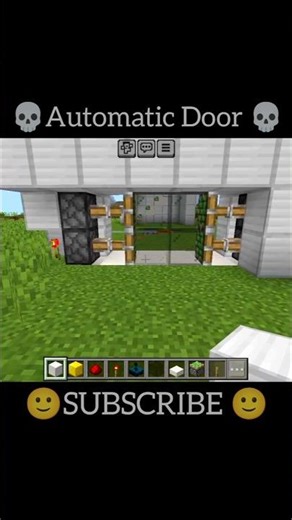 Sabse Easy Automatic Door in Minecraft! 🚪✨ #shorts