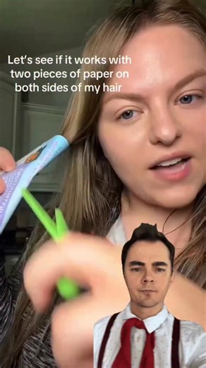 These scissors cut paper but don't cut hair or clothes