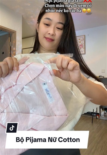 Bộ pijama nữ cotton thoải mái & trẻ trung